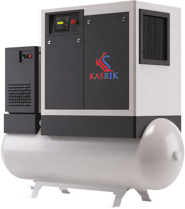 Depo Üstü Vidalı Kompresör 7,5 kW / 500 L tank ürün görseli
